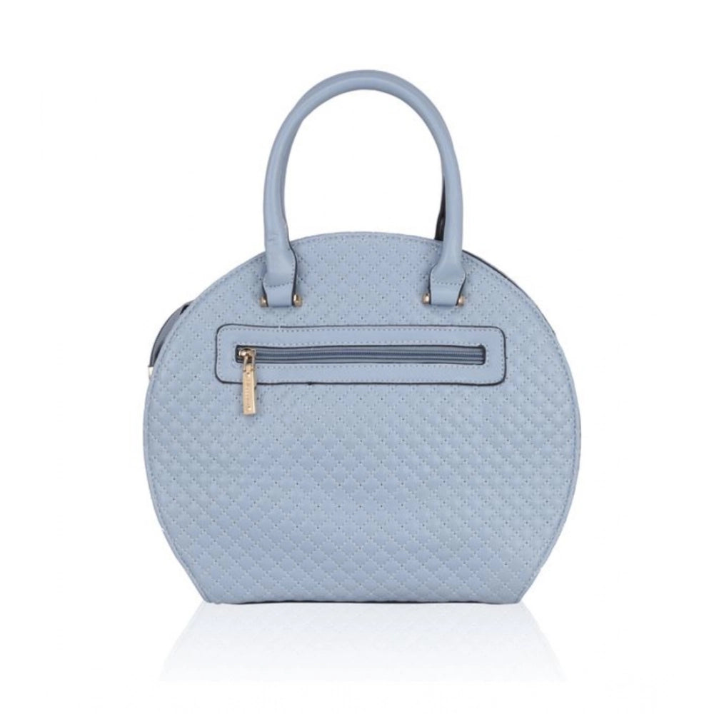 Generic Women's Faux Leather Printed Adjustable Long Belt Handbag (Blue)