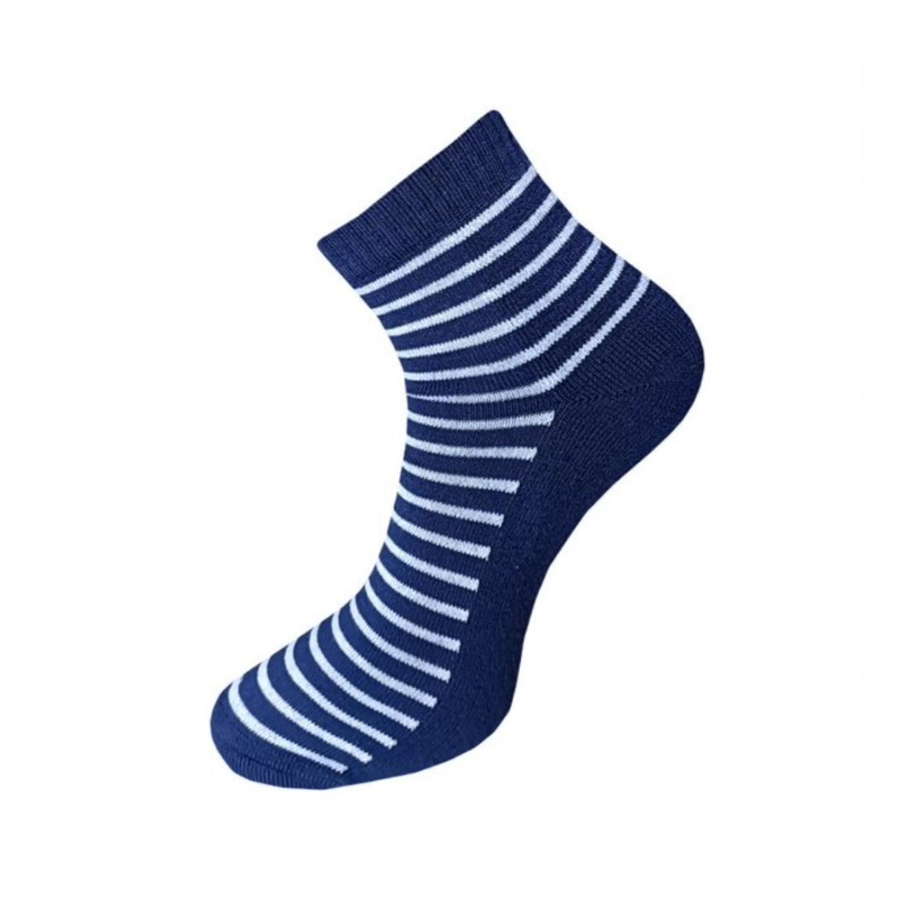 Generic 3_Pair Set Unisex Casual Cotton Printed Ankle Length Socks (Multicolor)