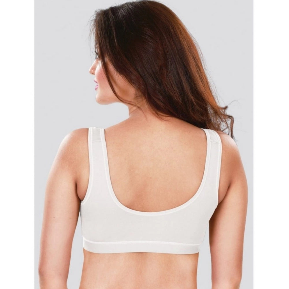 Dermawear SB-1104 Women's 4D Stretch Sports Bra (White)